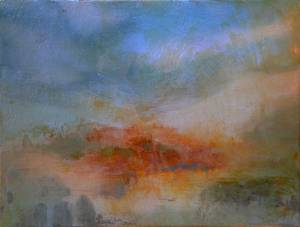 ‘Early morning mist’ oil on canvas £125 